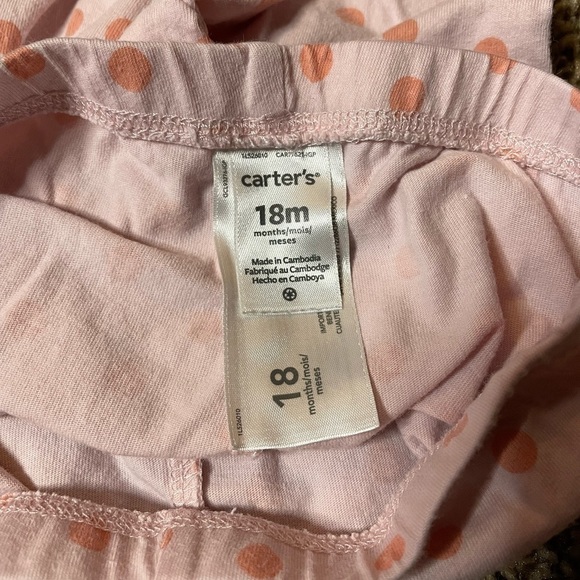 🐶🐶Carters 18m pink polk-a-dot pants.🐶🐶 - Picture 3 of 3